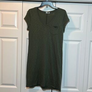 Gap T-Shirt Dress Olive Green Size Small